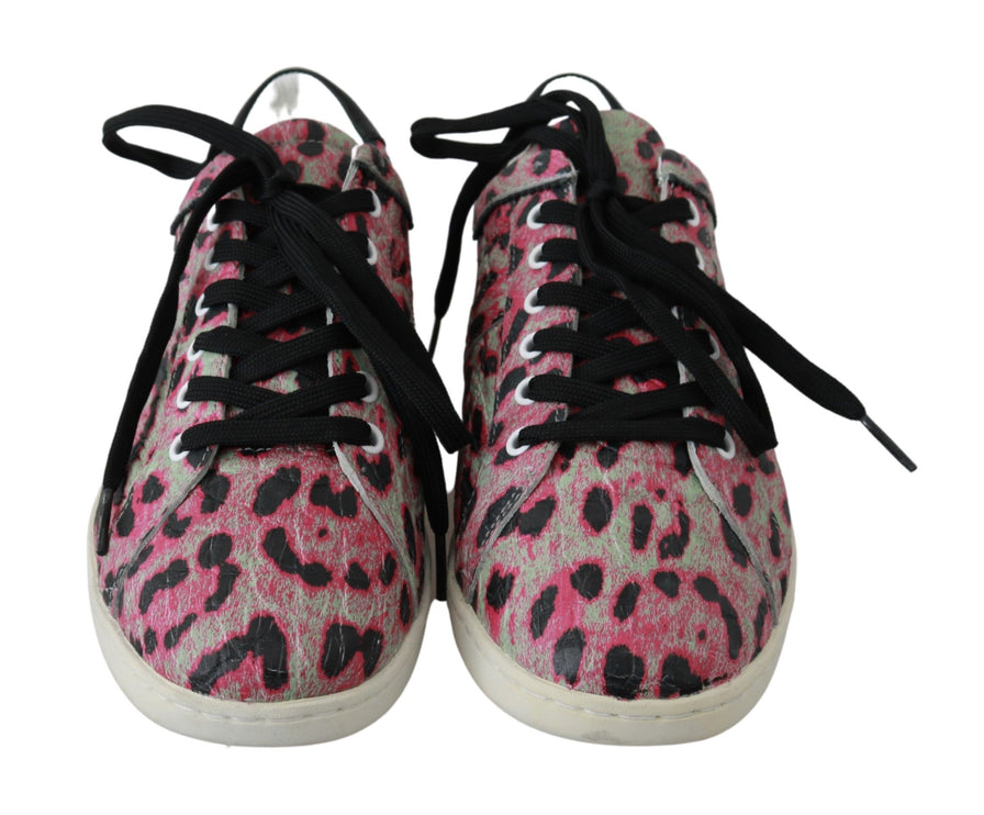 Sneaker in pelle multicolore