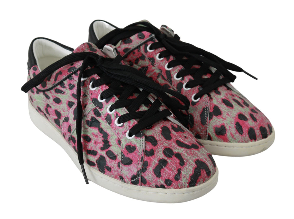 Sneaker in pelle multicolore