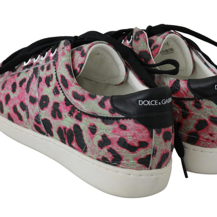 Sneaker in pelle multicolore