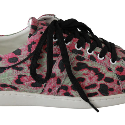 Sneaker in pelle multicolore