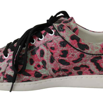 Sneaker in pelle multicolore