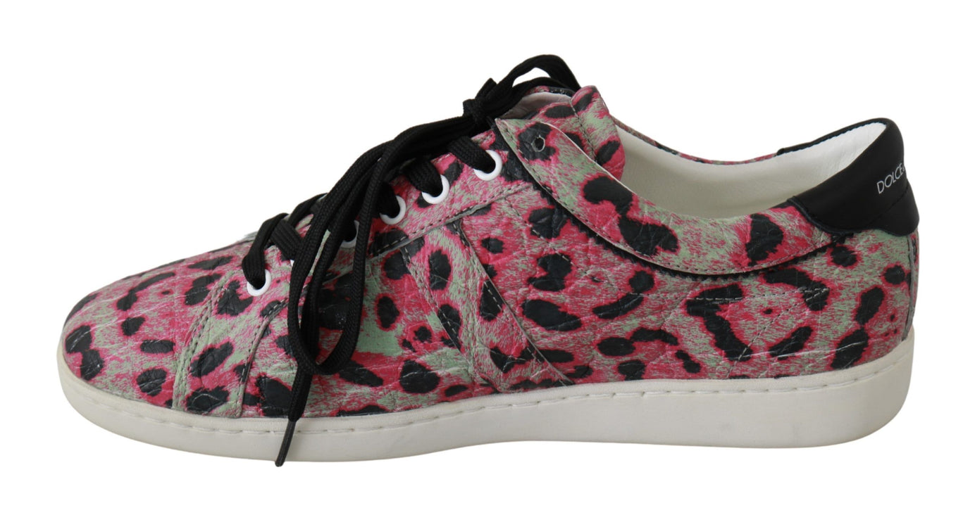 Sneaker in pelle multicolore