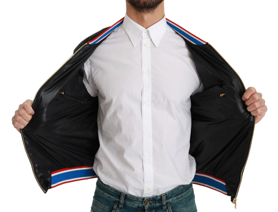 Elegante bomber per motivi multicolori