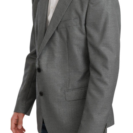 Blazer élégant Grey Fantasy Match Slim Fit