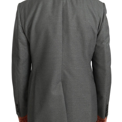 Blazer élégant Grey Fantasy Match Slim Fit