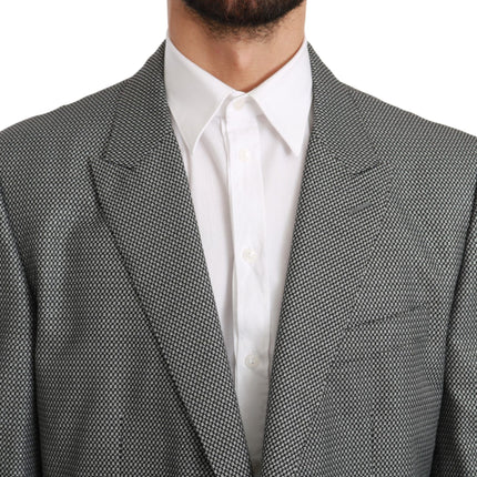 Blazer élégant Grey Fantasy Match Slim Fit