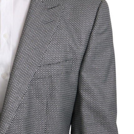 Blazer élégant Grey Fantasy Match Slim Fit