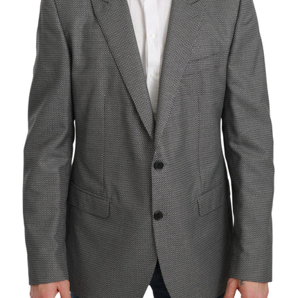 Blazer élégant Grey Fantasy Match Slim Fit