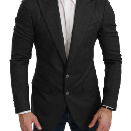 Blazer formel élégant gris slim fit