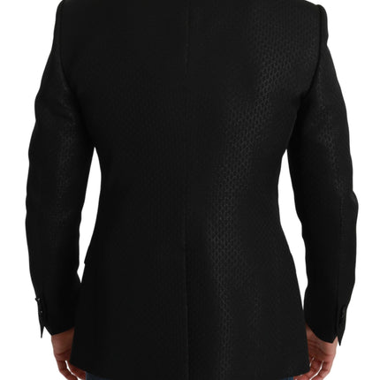 Chaqueta blazer negra martini de fit delgada