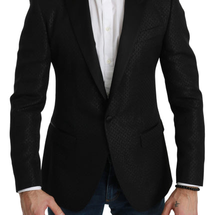 Chaqueta blazer negra martini de fit delgada