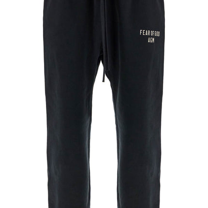 Fear Of God ESSENTIALS black heavy fleece sweatpants