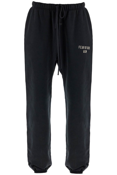 Fear Of God ESSENTIALS black heavy fleece sweatpants