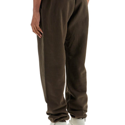 Fear Of God ESSENTIALS dark brown cotton sweatpants modern design