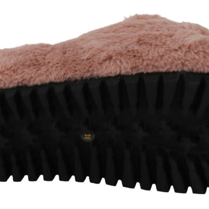 Chic Pink Bear House Slippers by D&G