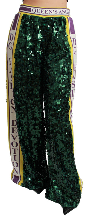 Pantalon à paillettes multicolores exclusif