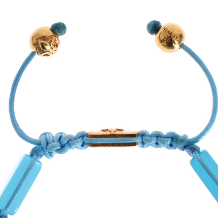 Elegant Blue Opal & Diamond-Studded Bracelet