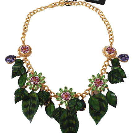 Elegant Floral Sicily Charm Necklace