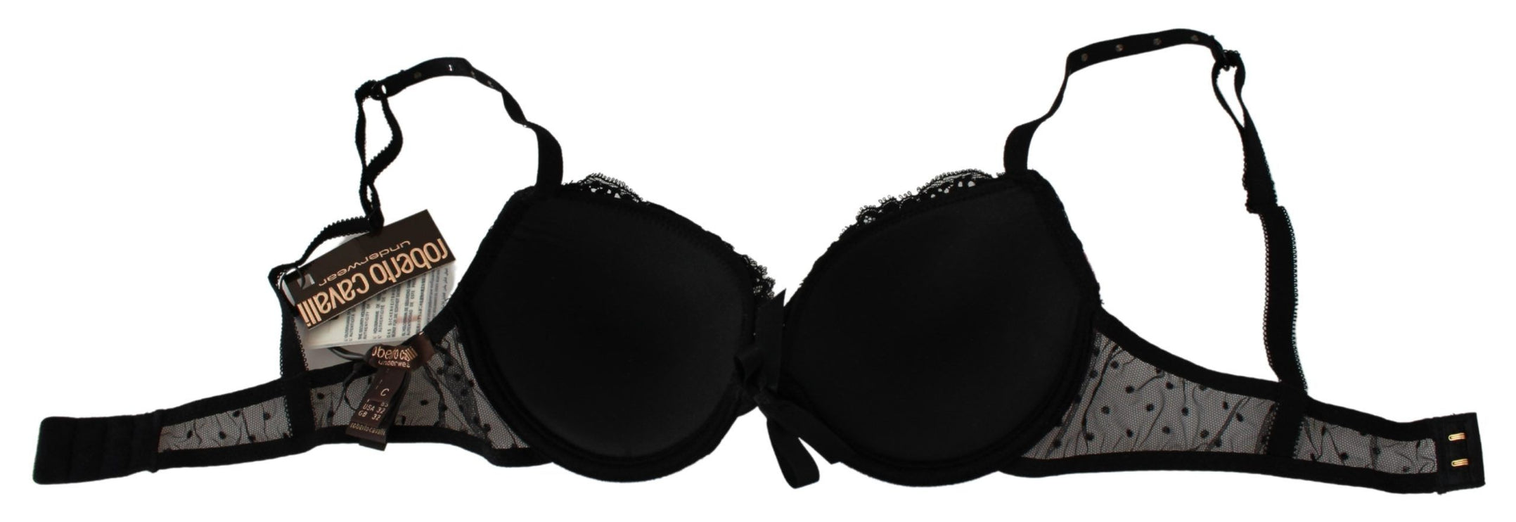 Élégant soutien-gorge push-up en dentelle noire