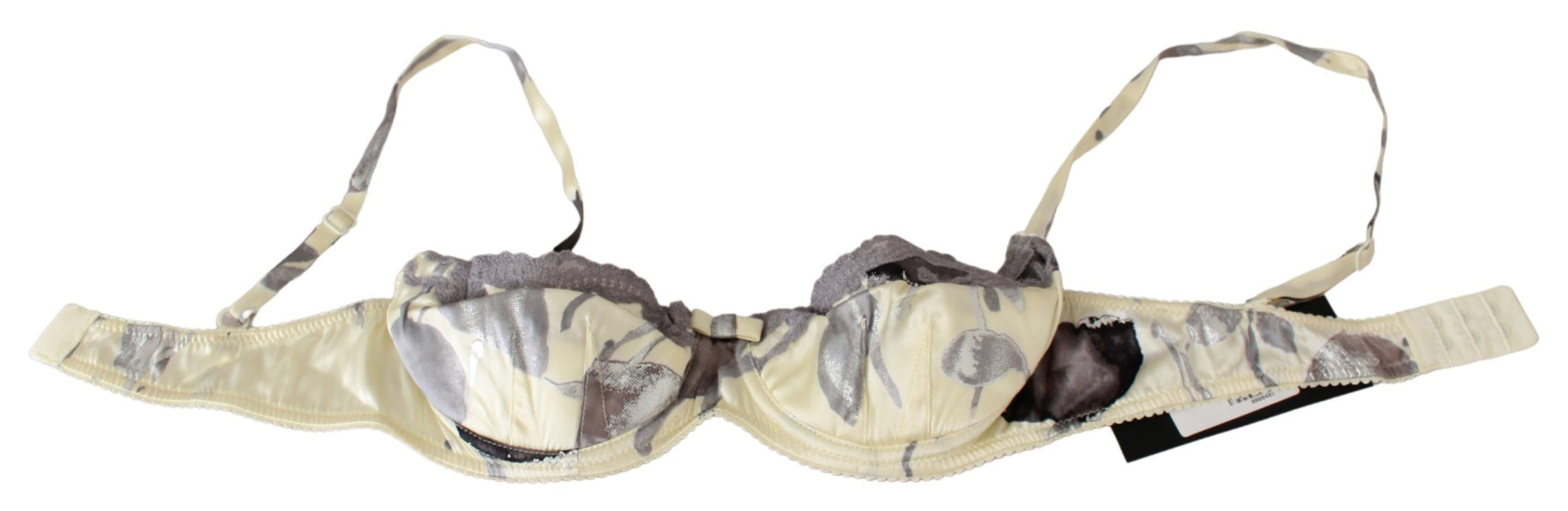 Soutien-gorge en soie balconcino en dentelle beige