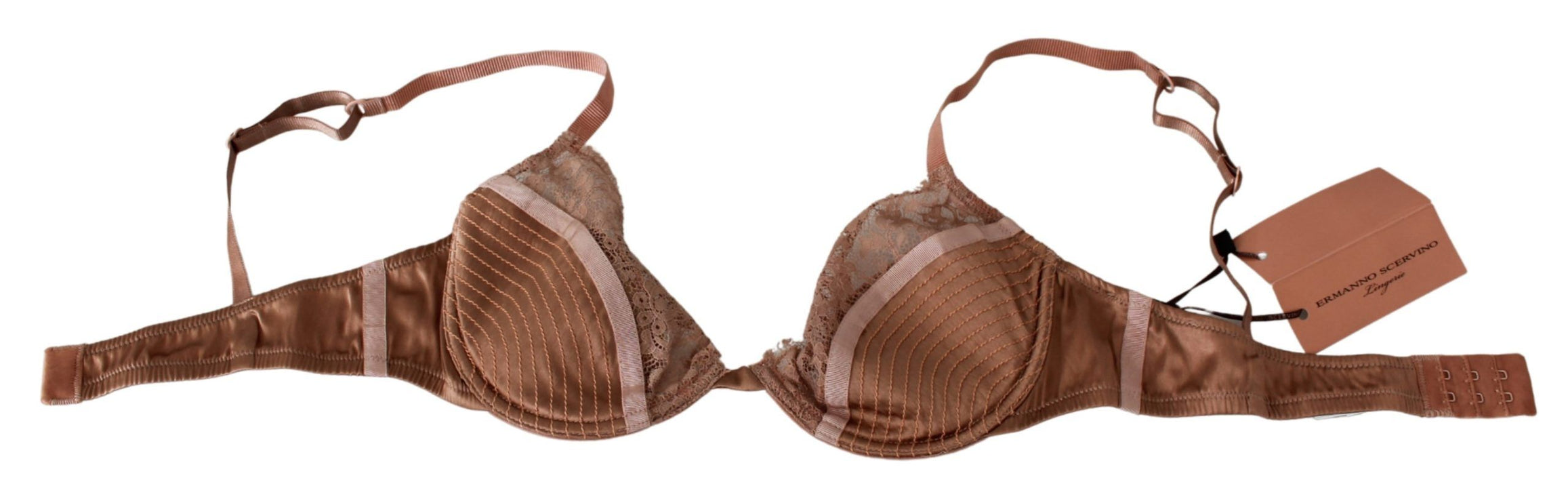 Élégant soutien-gorge push-up en dentelle nude