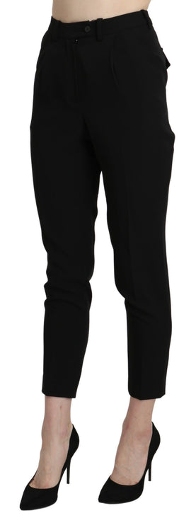 Pantalon chic skinny à taille haute chic