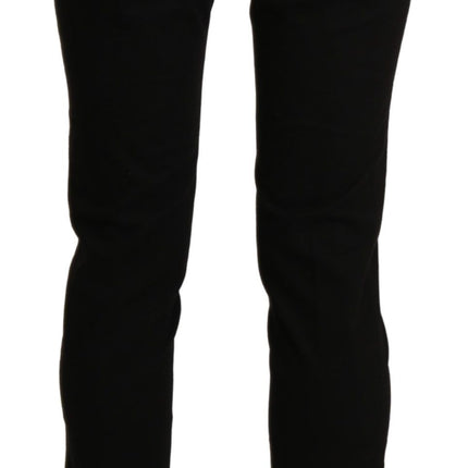 Élégant pantalon de taille noire noire