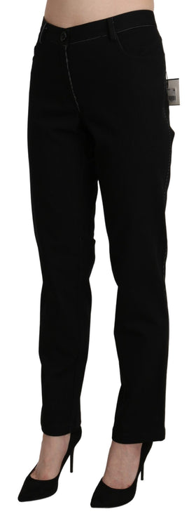 Pantalon noir droit élégant