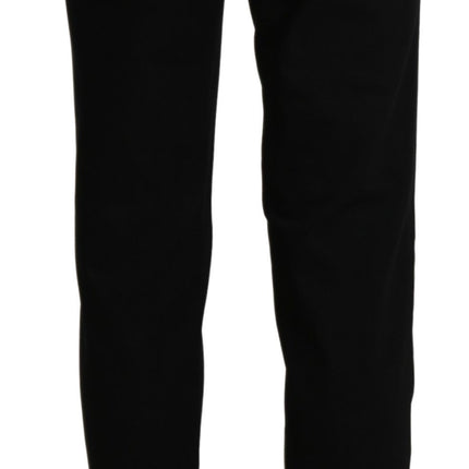 Pantalon noir droit élégant