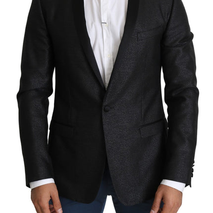 Élégant blazer slim jacquard slim fit