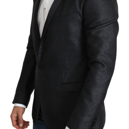 Élégant blazer slim jacquard slim fit