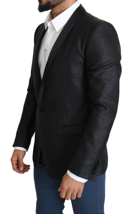 Élégant blazer slim jacquard slim fit