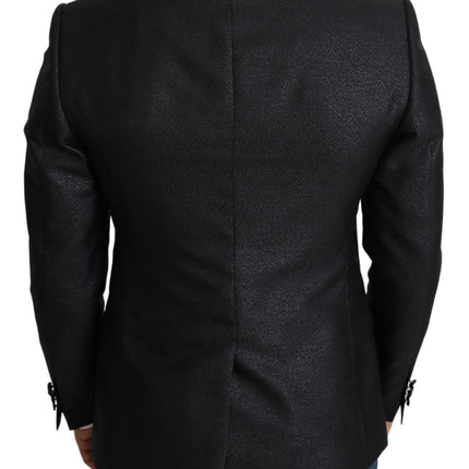 Élégant blazer slim jacquard slim fit