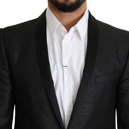 Élégant blazer slim jacquard slim fit