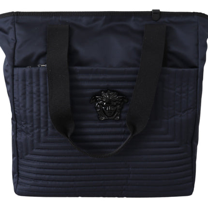 Elegante Bolsa de Nylon Azul