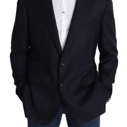 Blazer pour hommes en laine noire élégante