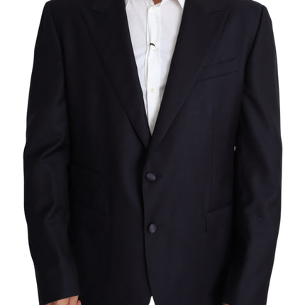 Blazer pour hommes en laine noire élégante