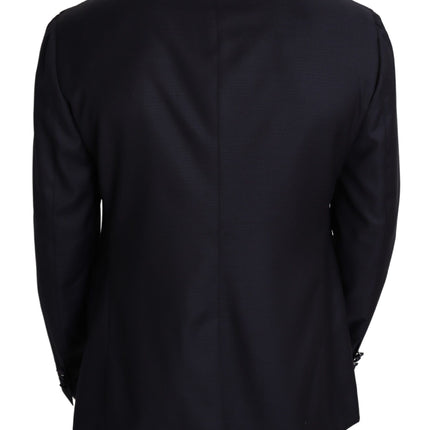 Blazer pour hommes en laine noire élégante