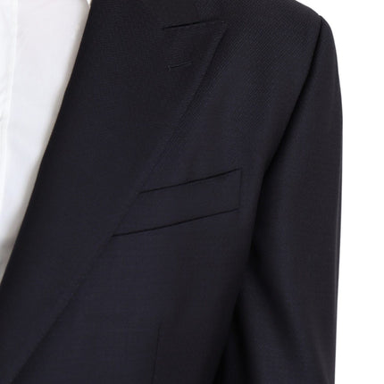 Blazer pour hommes en laine noire élégante