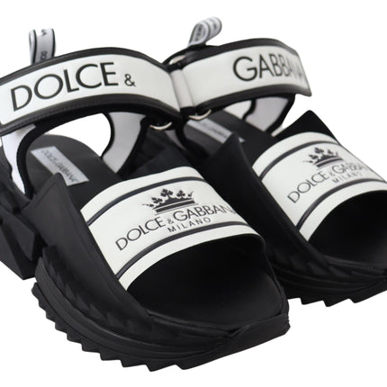 Super King Slider Sandals in Monochrome