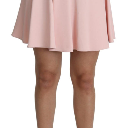 Elegante roze flare A-lijn mini-rok