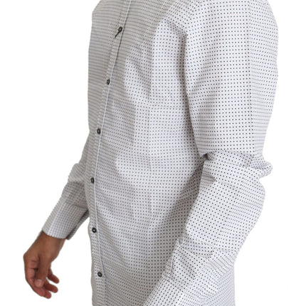 Elegant Slim Fit Polka Dot overhemdhemd