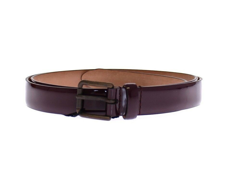 Ceinture en cuir violet élégant