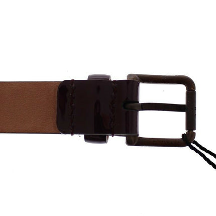 Ceinture en cuir violet élégant