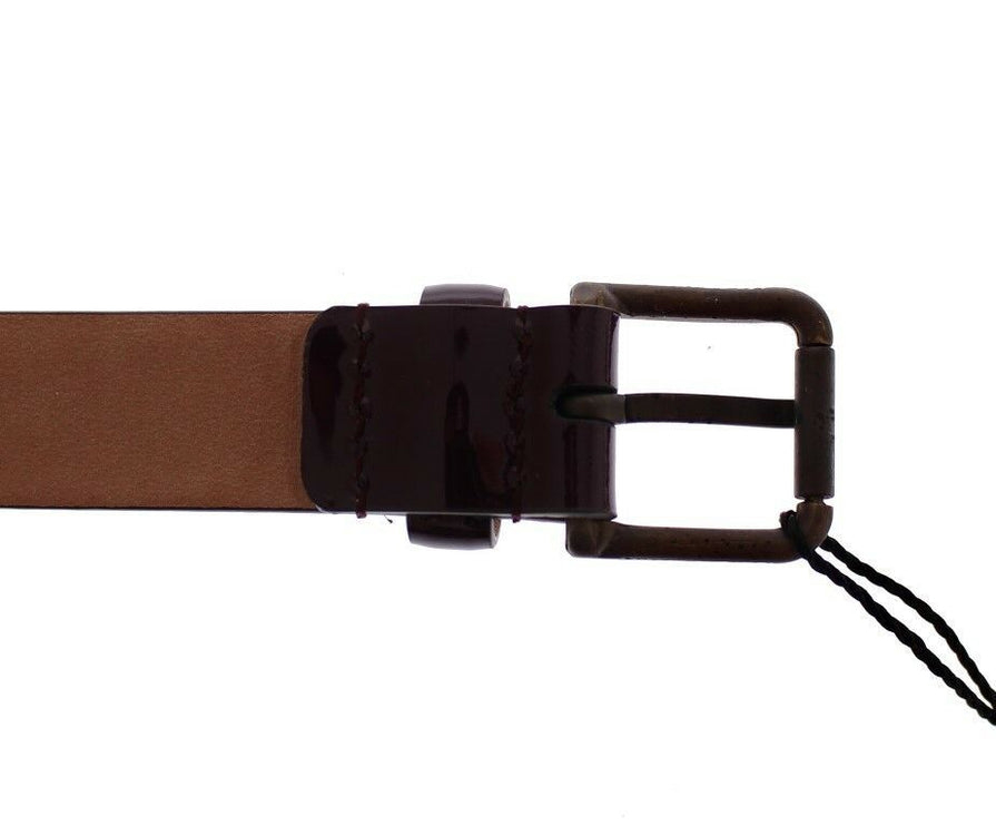 Ceinture en cuir violet élégant