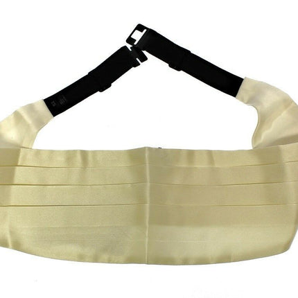 Exclusive White Silk Evening Cummerbund