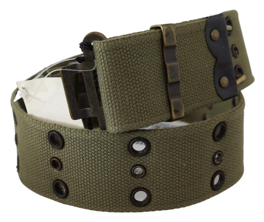 Ceinture de coton vert de l'armée chic