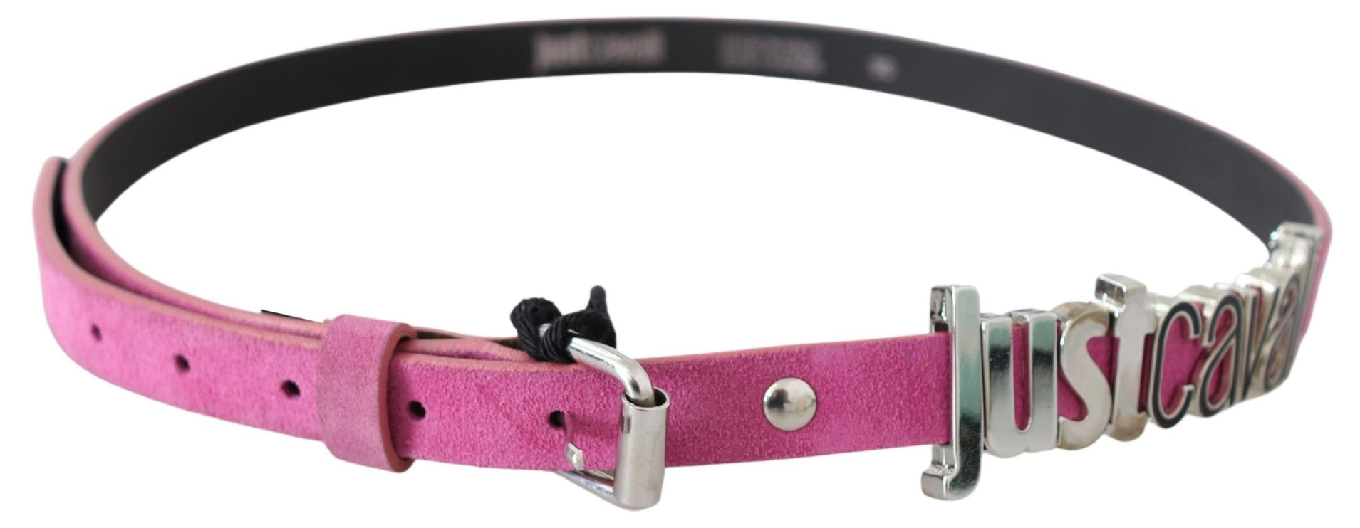 Ceinture de taille en cuir rose Fuschia