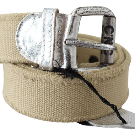 Ceinture de mode en coton beige élégant