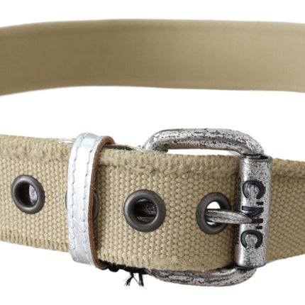 Ceinture de mode en coton beige élégant